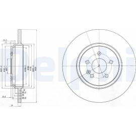 Bremsscheibe BG3728 Bremsscheibe BG3728
