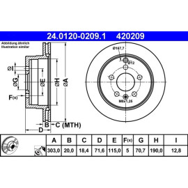 Bremsscheibe 24.0120-0209.1