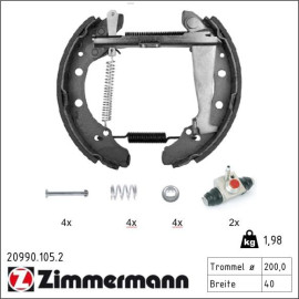 Bremsbackensatz 20990.105.2 Bremsbackensatz 20990.105.2