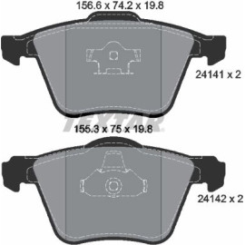 Bremsbelagsatz, Scheibenbremse 2414101 Bremsbelagsatz, Scheibenbremse 2414101