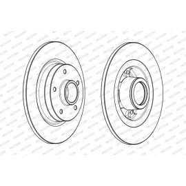 Bremsscheibe DDF1731-1