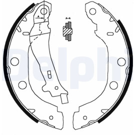 Bremsbackensatz LS1828 Bremsbackensatz LS1828