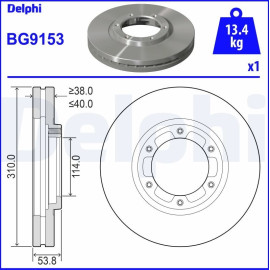 Bremsscheibe BG9153