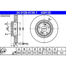 Bremsscheibe 24.0128-0135.1