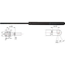 Gasfeder, Koffer-/Laderaum 2110388 Gasfeder, Koffer-/Laderaum 2110388