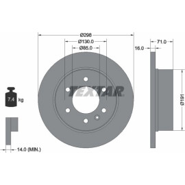 Bremsscheibe 93143303