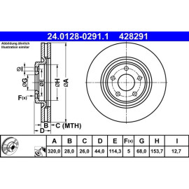 Bremsscheibe 24.0128-0291.1