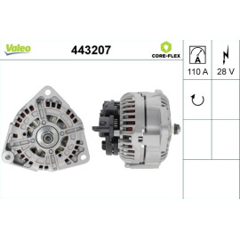 Valeo 443207 Generator CORE-FLEX Valeo 443207 Generator CORE-FLEX