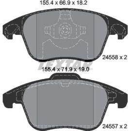 Bremsbelagsatz, Scheibenbremse 2455801 Bremsbelagsatz, Scheibenbremse 2455801