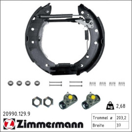 Bremsbackensatz 20990.129.9 Bremsbackensatz 20990.129.9