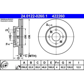 Bremsscheibe 24.0122-0260.1