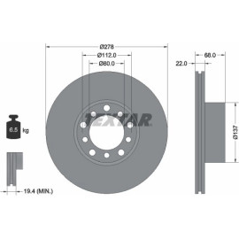 Bremsscheibe 92020400 Bremsscheibe 92020400