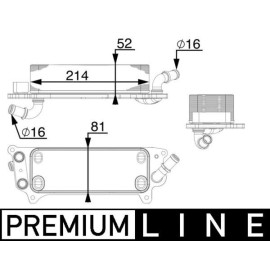 Ölkühler, Automatikgetriebe CLC 77 000P