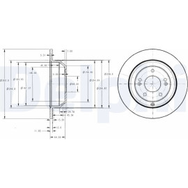 Bremsscheibe BG4335 Bremsscheibe BG4335