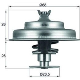 Thermostat, Kühlmittel TX 75 80D