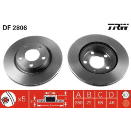 Bremsscheibe DF2806