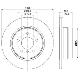 Bremsscheibe 8DD 355 128-761