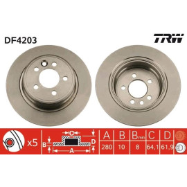 Bremsscheibe DF4203 Bremsscheibe DF4203