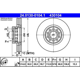 Bremsscheibe 24.0130-0104.1