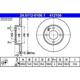 Bremsscheibe 24.0112-0106.1