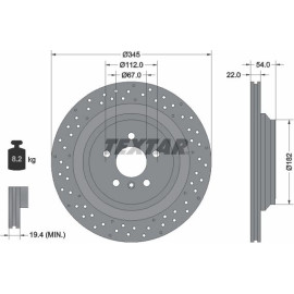 Bremsscheibe 92283703 Bremsscheibe 92283703