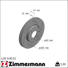 Bremsscheibe 430.1490.52 Bremsscheibe 430.1490.52