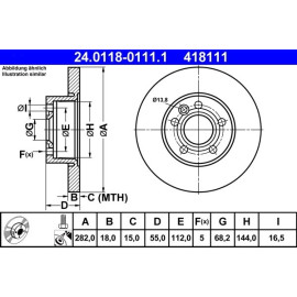 Bremsscheibe 24.0118-0111.1