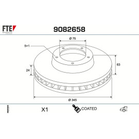 Bremsscheibe 9082658 Bremsscheibe 9082658