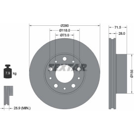 Bremsscheibe 92275003