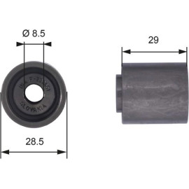 Umlenk-/Führungsrolle, Zahnriemen T42045 Umlenk-/Führungsrolle, Zahnriemen T42045