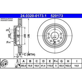 Bremsscheibe 24.0320-0173.1 Bremsscheibe 24.0320-0173.1