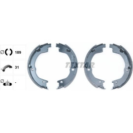 Bremsbackensatz, Feststellbremse 91079600 Bremsbackensatz, Feststellbremse 91079600