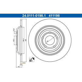 Bremsscheibe 24.0111-0198.1