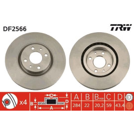 Bremsscheibe DF2566