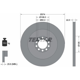 Bremsscheibe 93015500 Bremsscheibe 93015500