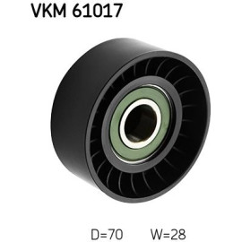 Umlenk-/Führungsrolle, Keilrippenriemen VKM 61017 Umlenk-/Führungsrolle, Keilrippenriemen VKM 61017