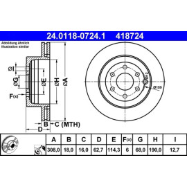 Bremsscheibe 24.0118-0724.1