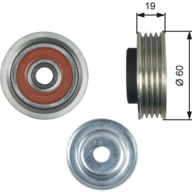 Spannrolle, Keilrippenriemen T39181