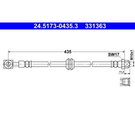 Bremsschlauch 24.5173-0435.3