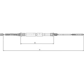 Seilzug, Feststellbremse 44006500 Seilzug, Feststellbremse 44006500
