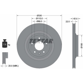 Bremsscheibe 92160403 Bremsscheibe 92160403