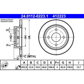 Bremsscheibe 24.0112-0223.1