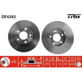Bremsscheibe DF4383