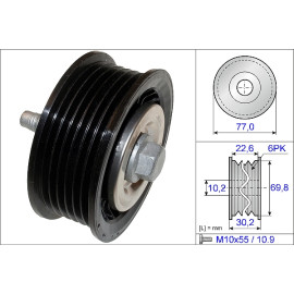 Umlenk-/Führungsrolle, Keilrippenriemen 532 0700 10 Umlenk-/Führungsrolle, Keilrippenriemen 532 0700 10