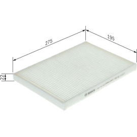 BOSCH 1 987 435 022 Innenraumfilter BOSCH 1 987 435 022 Innenraumfilter