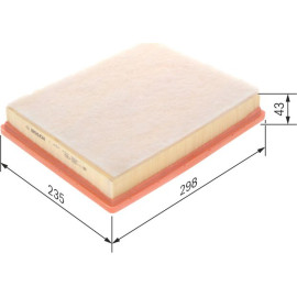BOSCH 1 457 433 655 Luftfilter BOSCH 1 457 433 655 Luftfilter