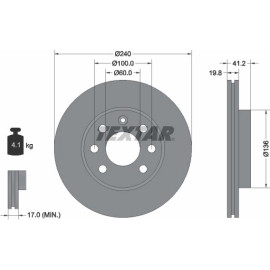 Bremsscheibe 92111403 Bremsscheibe 92111403
