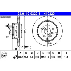 Bremsscheibe 24.0110-0320.1