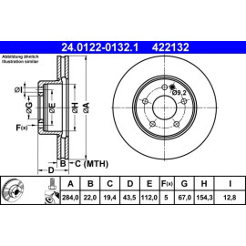 Bremsscheibe 24.0122-0132.1