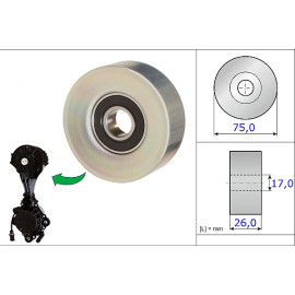 Umlenk-/Führungsrolle, Keilrippenriemen 532 0676 10 Umlenk-/Führungsrolle, Keilrippenriemen 532 0676 10